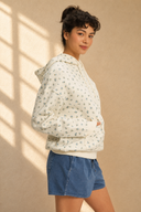 Ditsy Floral French Terry Hoodie