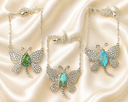 Desert Monarch Sterling Silver Dragonfly Necklace S.No 11