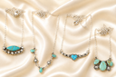 Desert Horizon Sterling Silver Gemstone Necklace S.No 12