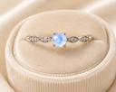 Midnight Glow Moonstone Ring