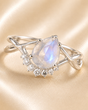 Ivory Cascade Moonstone Ring