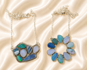 Aurora Bloom Sterling Silver Opal Necklace S.No 14