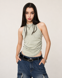 Contour Ease Ruched Tank Top