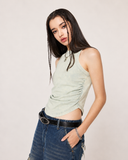 Contour Ease Ruched Tank Top