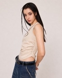 Contour Ease Ruched Tank Top