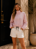 Midnight Muse Polka Dot Windbreaker Jacket