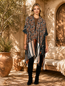 Vintage Inspired Paisley Kimono