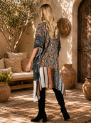 Vintage Inspired Paisley Kimono