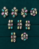 Bloomstone Sterling Silver Garden Ring Collection Bag 13