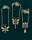 Bloomstone Sterling Silver Butterfly Necklace Bag 20