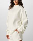Oversized Sweatshirt and Shorts Lounge Set