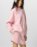 Oversized Sweatshirt and Shorts Lounge Set