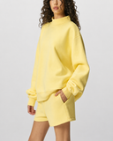 Oversized Sweatshirt and Shorts Lounge Set