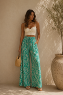 Breeze Printed Wide Leg Pants