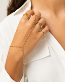 Lip Charm Hand Chain Bracelet