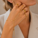 Lip Charm Hand Chain Bracelet