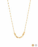 It Girl Lip Charm Chain Necklace
