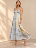 Solara Mirror Tassel Maxi Dress