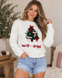 Merry Little Bows Christmas Tree Knit Sweater