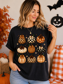 Fall Pumpkin Bow Tee