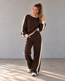 Leisure Lane Contrast Two-Piece Set