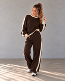 Leisure Lane Contrast Two-Piece Set