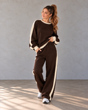 Leisure Lane Contrast Two-Piece Set