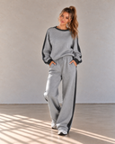 Leisure Lane Contrast Two-Piece Set