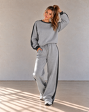 Leisure Lane Contrast Two-Piece Set