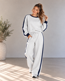 Leisure Lane Contrast Two-Piece Set