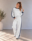 Leisure Lane Contrast Two-Piece Set