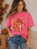 Pumpkin Disco Bow Tee