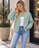 Between Plans Open-Front Everyday Jacket