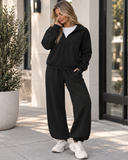 On the Move Zip-Up Hoodie & Jogger Set