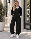 On the Move Zip-Up Hoodie & Jogger Set