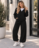 On the Move Zip-Up Hoodie & Jogger Set