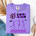 Spooky Season Disco Skeleton Graphic Tee