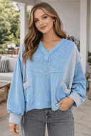 Vibrant Stripe Accent Top