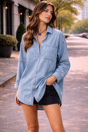 Rodeo Muse Denim Long Sleeve Top