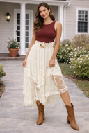Enchanted Lace Layered Skirt