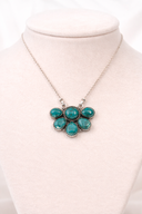 Flower Cluster Stone Necklace