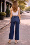 RISEN Abby Tummy Control Wide Leg Jean