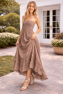 Twirl Away Tiered Maxi Dress