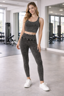 Mineral Wash Wide Banded Leggings