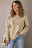 Thankful POCKET Embroidered Sweatshirt