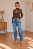 Elevated Long Sleeve Mesh Top