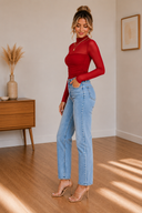 Elevated Long Sleeve Mesh Top