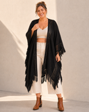 Open Bohemian Ruana Cardigan