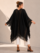 Open Bohemian Ruana Cardigan