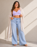 Open Bohemian Ruana Cardigan